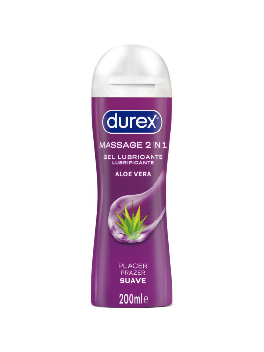DUREX - GEL LUBRICANTE DE MASAJE SUAVE ALOE VERA 200 ML