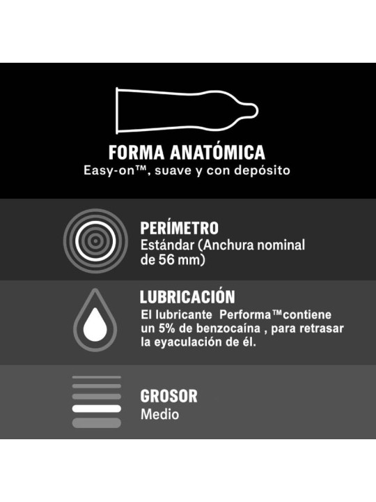 DUREX - PLACER PROLONGADO RETARDANTE 12 UNIDADES