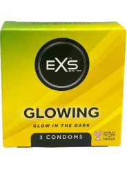 EXS CONDOMS - GLOWN IN THE DARK