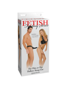 FETISH FANTASY SERIES - ARNÉS HUECO AJUSTABLE NEGRO 15 CM