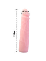 BAILE - DILDO SILICONA TACTO PIEL REALÍSTICO 23 CM