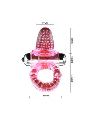 BAILE - SWEET ABS 10 RITMOS RING ANILLO PENE VIBRADOR ROSA