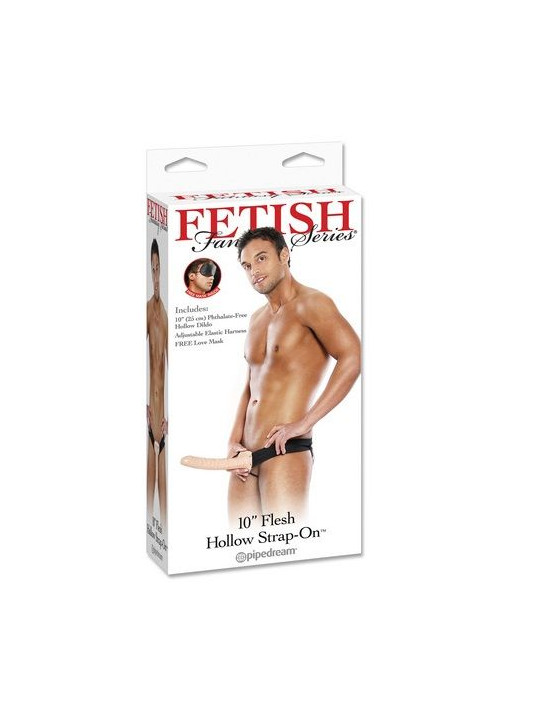 FETISH FANTASY SERIES - ARNÉS HUECO AJUSTABLE NATURAL 25.4 CM