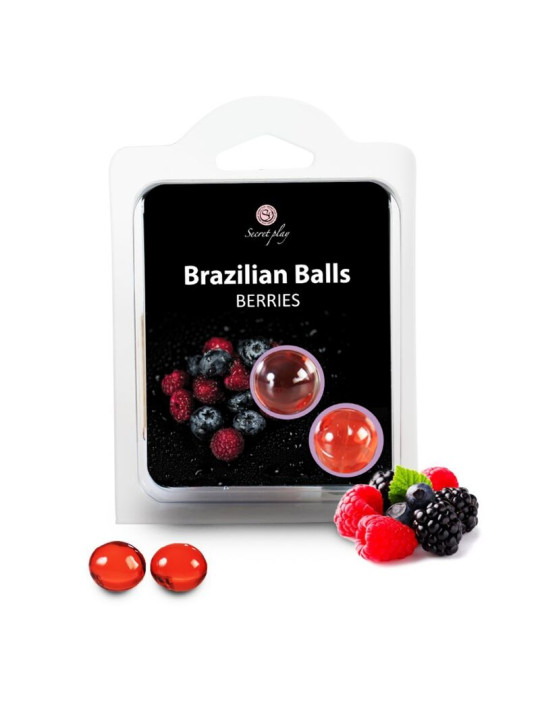 SECRETPLAY - BRAZILIAN BALLS FRUTAS DEL BOSQUE SET 2 BOLAS