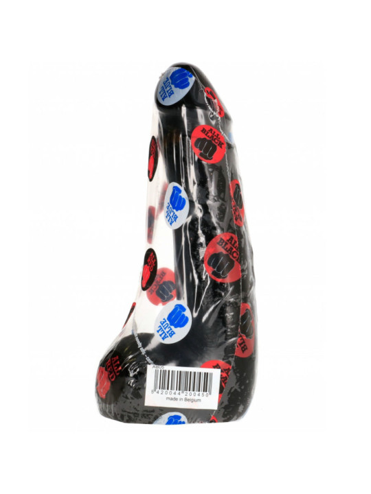 ALL BLACK - DILDO REALÍSTICO NEGRO SUAVE 20 CM