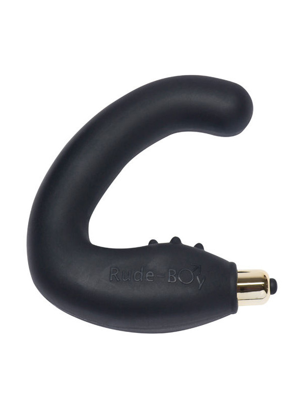 ROCKS-OFF - RUDE-BOY MASAJEADOR DEL PUNTO G MASCULINO 7 V NEGRO