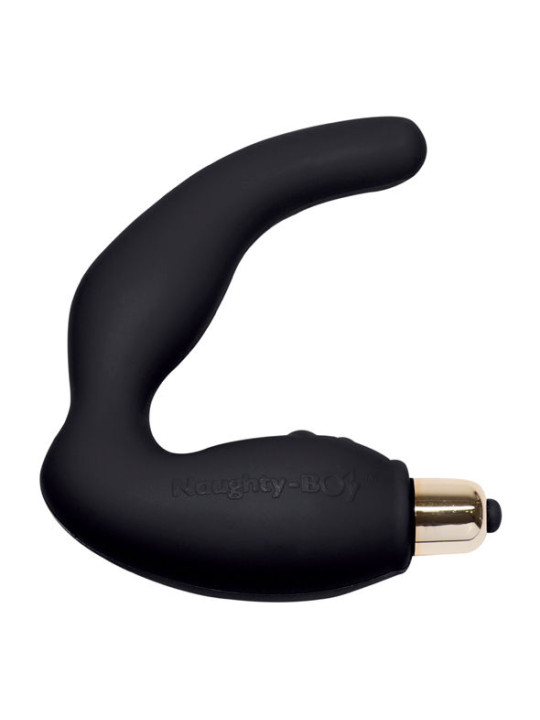 ROCKS-OFF - NAUGHTY-BOY MASAJEADOR DEL PUNTO G MASCULINO 7 V NEGRO
