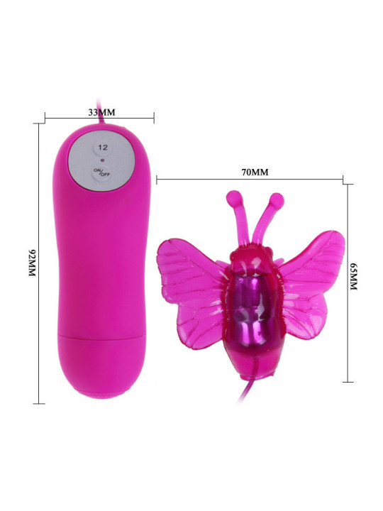 BAILE - CUTE SECRET MARIPOSA ESTIMULADORA VIBRADOR 12V