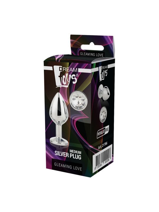 Plug Anal Dream Toys Gleaming Love Plateado