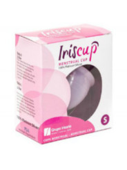 IRISCUP - COPA MESTRUAL ROSA PEQUEÑA + BOLSA ESTERILIZADORA GRATIS