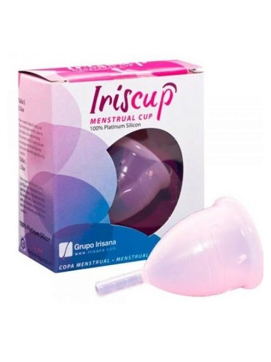 IRISCUP - COPA MESTRUAL ROSA GRANDE + BOLSA ESTERILIZADORA GRATIS