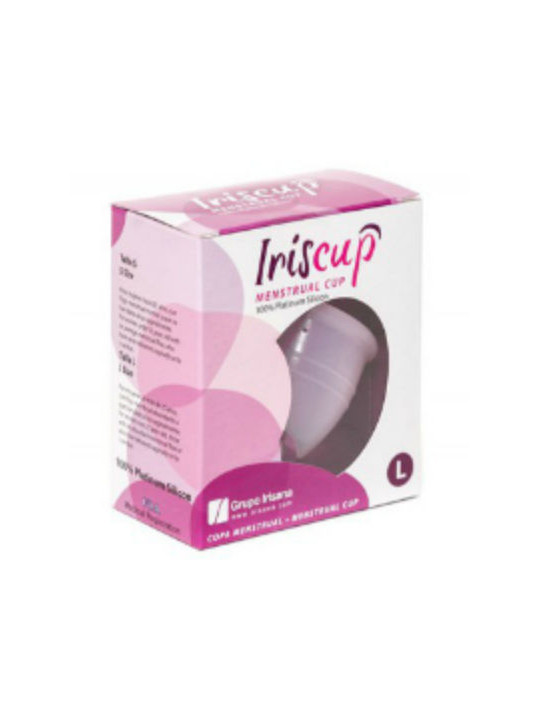 IRISCUP - COPA MESTRUAL ROSA GRANDE + BOLSA ESTERILIZADORA GRATIS