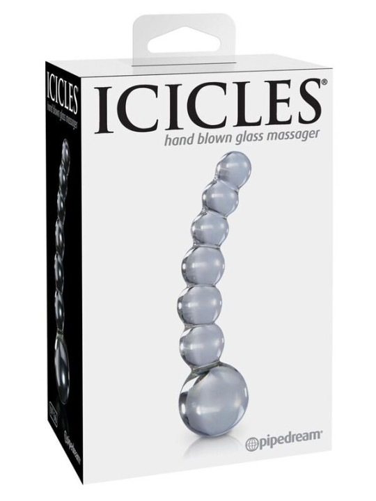 ICICLES - N. 66 MASAJEADOR TRANSPARENTE
