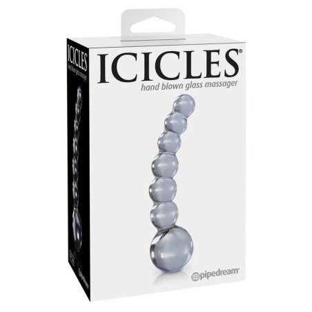 ICICLES - N. 66 MASAJEADOR TRANSPARENTE
