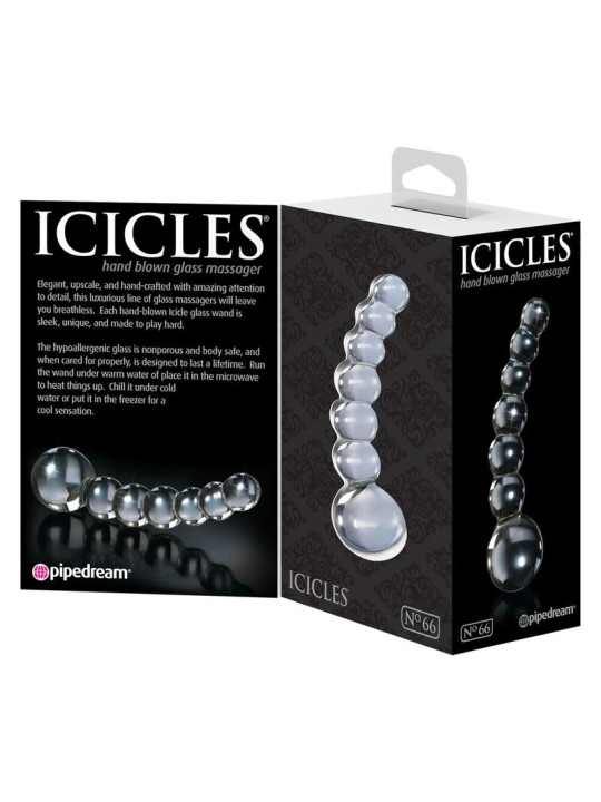 ICICLES - N. 66 MASAJEADOR TRANSPARENTE