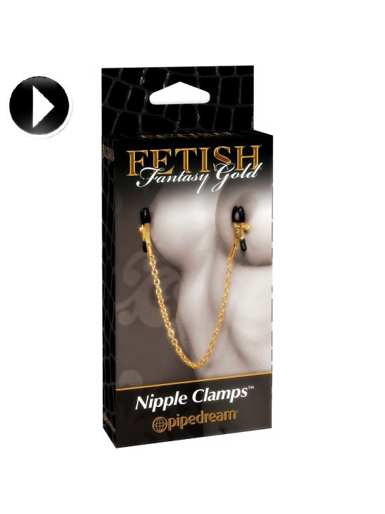FETISH FANTASY GOLD - PINZAS PARA LOS PEZONES