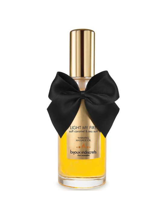 BIJOUX INDISCRETS - ACEITE MASAJE EFECTO CALOR AROMA CARAMELO