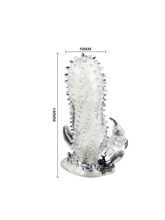 BAILE - BRAVE MAN EXTENSIÓN PENE VIBRADOR RABBIT
