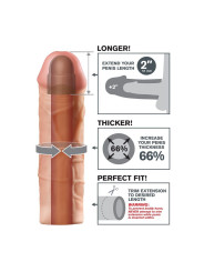 FANTASY X- TENSIONS - MEGA 2 EXTENSIÓN FLESH PARA EL PENE