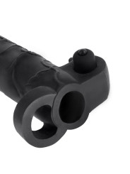 FANTASY X- TENSIONS - EXTENSIÓN PARA EL PENE CON VIBRADOR REAL FEEL 2 NEGRO
