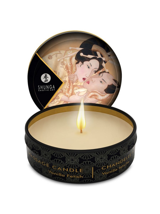 SHUNGA - MINI CARESS BY CANDLELIGHT DISPLAY + VELAS MASAJE 24 UDS