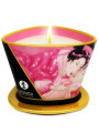 SHUNGA - MINI CARESS BY CANDELIGHT VELA MASAJE ROSAS AFRODISÍACAS 170 ML