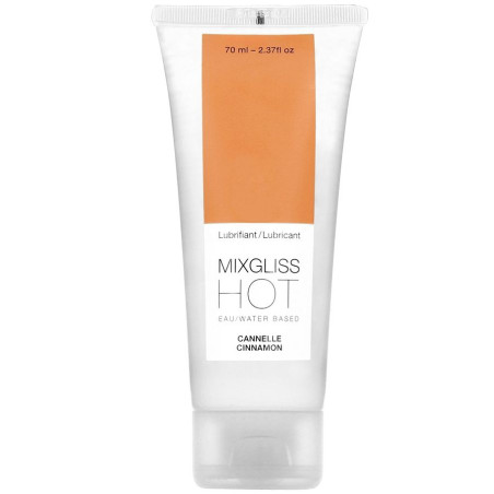 Mixgliss: lubricante efecto calor de canela 70 ml