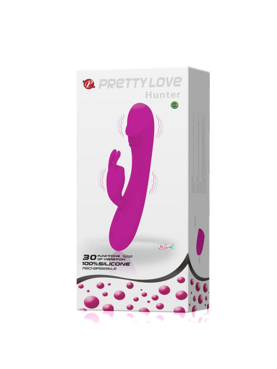PRETTY LOVE - SMART VIBRADOR CON RABBIT 30 MODOS HUNTER