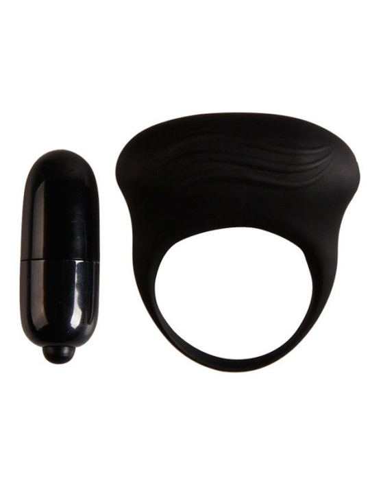 PRETTY LOVE - BERTRAM ANILLO VIBRADOR NEGRO