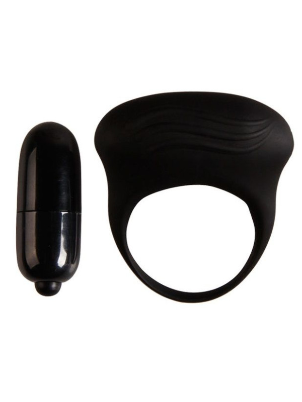 PRETTY LOVE - BERTRAM ANILLO VIBRADOR NEGRO