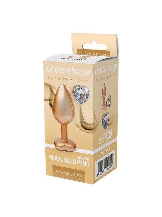 Plug Anal Dream Toys Gleaming Love Dorado