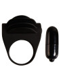 PRETTY LOVE - CHESTER ANILLO VIBRADOR NEGRO