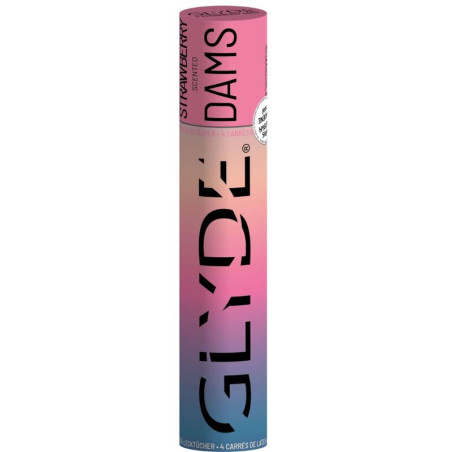 Sheer Glyde Dams: láminas de látex sabor fresa