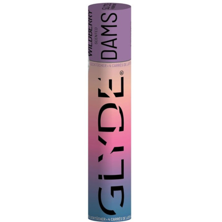 SHEER GLYDE - DAMS LÁMINAS LATEX SEXO ORAL MORAS SILVESTRES