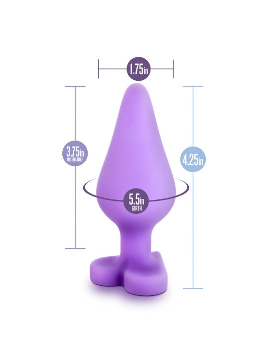 Plug Anal Blush Play with me Morado (9,5 cm)