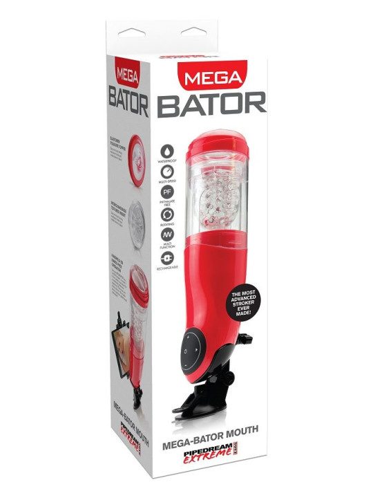Mega-Bator Vibrador y Rotatorio – Masturbador Masculino Automático Recargable