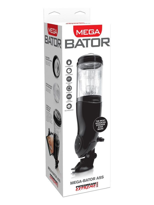Mega-Bator Automático con Vibración y Rotación – Masturbador Masculino Recargable
