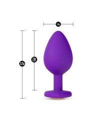 Plug Anal Blush Temptasia Morado (8,2 cm)