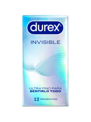 DUREX - PRESERVATIVOS INVISIBLE ULTRA FINO 12 UNIDADES