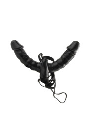 FETISH FANTASY SERIES - ARNÉS DOBLE DELICIA VIBRADOR