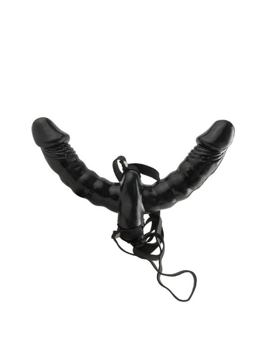 FETISH FANTASY SERIES - ARNÉS DOBLE DELICIA VIBRADOR