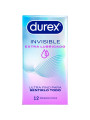 DUREX - PRESERVATIVOS INVISIBLE EXTRA LUBRICADO 12 UNIDADES