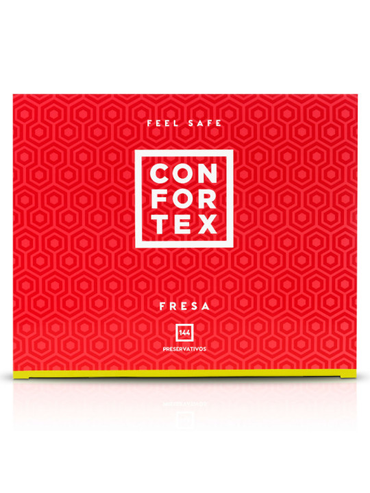 CONFORTEX - PRESERVATIVOS FRESA CAJA 144 UDS