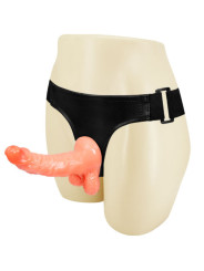 BAILE - ARNÉS CON PENE REALÍSTICO Y BRAGUITA AJUSTABLE ULTRA PASSIONATE 15.5 CM