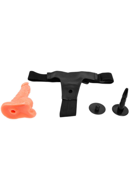 BAILE - ARNÉS CON PENE REALÍSTICO Y BRAGUITA AJUSTABLE ULTRA PASSIONATE 15.5 CM