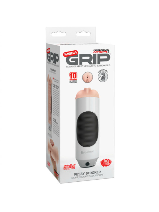 MASTURBADOR MASCULINO VIBRADOR FANTA FLESH CON 10 MODOS DE VIBRACIÓN