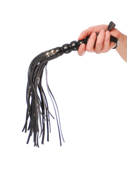 FETISH FANTASY SERIES - LATIGO MANGO ACANALADO CAT-O-NINE TAILS