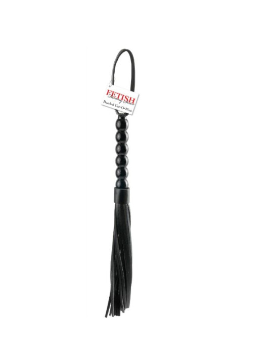 FETISH FANTASY SERIES - LATIGO MANGO ACANALADO CAT-O-NINE TAILS