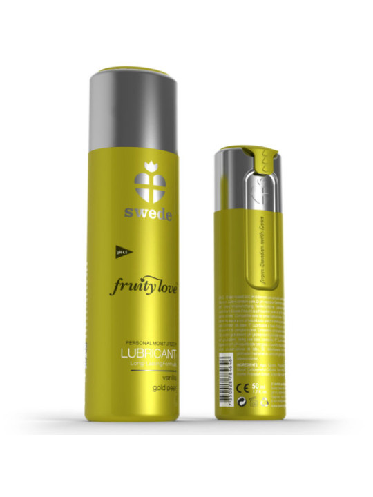 SWEDE - FRUITY LOVE LUBRICANTE PERA GOLDEN Y VAINILLA 50 ML