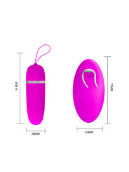 PRETTY LOVE - HUEVO VIBRADOR DEBBY CON MANDO